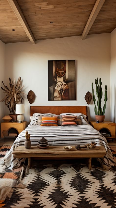 Southwest Bedroom, Southwestern Bedroom, Mexican Bedroom, Cowboy Home Decor, Southwestern Home Decor, Southwestern Home, Mexican Home Decor, Warm Decor, Mexican Home