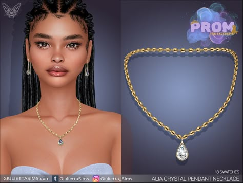 S4cc Necklace, Sims 4 Cc Neckless, Sims 4 Designer Jewelry Cc, Sims 4 Cc Jewelry Necklaces, Jewelry Sims 4 Cc, Sims Necklace, Sims Earrings, Sims 4 Cc Necklace, Sims Accessories