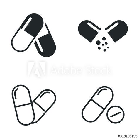 Stock Image: capsule icon template color editable. medicine symbol vector sign isolated on white background illustration for graphic and web design. Capsule Drawing, Habit Checklist, Medicine Symbol, Medicine Icon, Template Color, Icon Template, Medical Symbols, Branding Ideas, Small Drawings