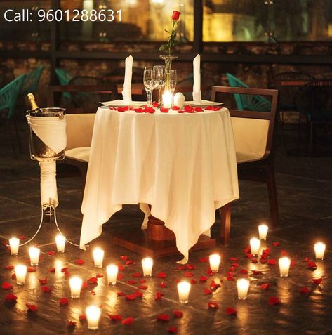 we recommend you to go for VALENDINE! Address- Sky Lounge & banquet, Starottél, 15, Ashram Road, Usmanpura Call- 96012 88631  #Food #Restaurants #Hotel #Valentinesday #PoolsideRooftop #CandleLightDinner #LiveMusic #SkyLoungeAndBanquet #StarottelHotelAhmedabad #CityShorAhmedabad Candle Light Dinner Ideas, Romantic Dinner Setting, Romantic Dinner Decoration, Ideas Aniversario, Romantic Room Decoration, Light Dinner Recipes, Birthday Room Decorations, Tafel Decor, Candlelight Dinner