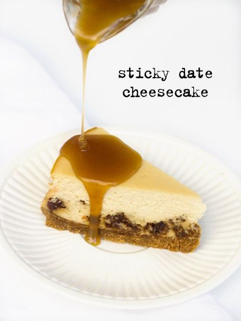 Date Cheesecake, Amazing Christmas Desserts, Bourbon Caramel Sauce, Bourbon Caramel, Sticky Date, Bourbon Caramels, Sticky Date Pudding, Arabic Desserts, Date Pudding