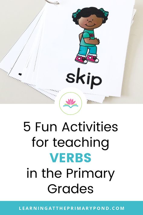 Teaching Verbs 2nd Grade, Verbs Kindergarten Activities, Action Verb Activities, Verbs Activities For Kids, Action Words Activities, Words For Charades, Verb Activities For First Grade, Helping Verbs Activities, Action Verbs Activities