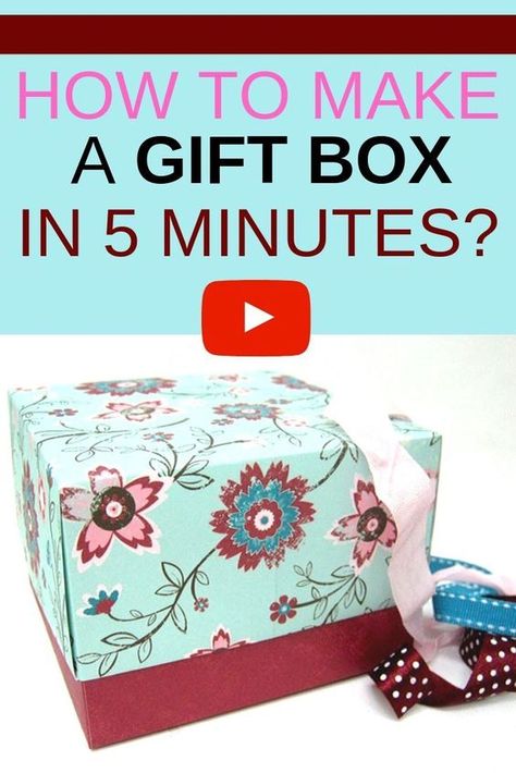 Folded Gift Boxes Diy, Make Gift Boxes Diy Projects, Making Boxes Out Of Paper, Diy Gift Box From Cardboard, Diy Gift Boxes Christmas, How To Make Christmas Gift Boxes, Cute Paper Gift Box Diy, Diy Origami Box Tutorial, Boxed Gift Ideas