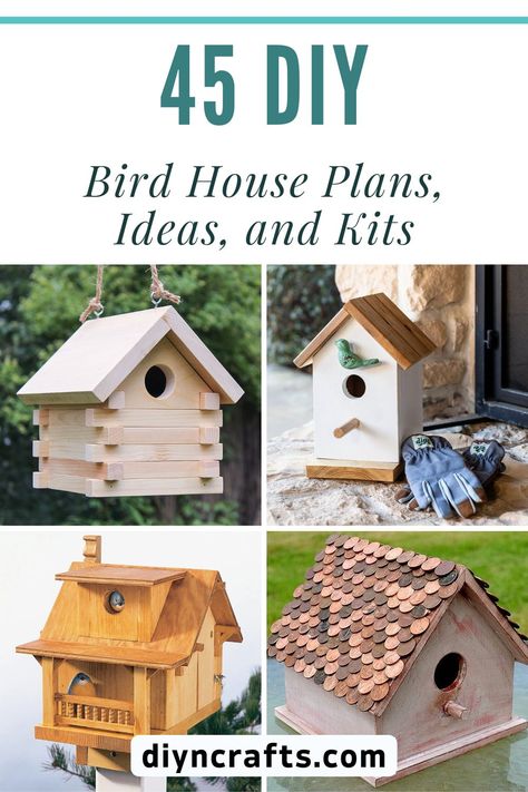 Bird House Inspiration, Plans For Bird Houses, Birdhouse Building Plans, Cottage Core Bird House, Small Bird Houses Diy, Pallet Bird Houses Diy, How To Make A Birdhouse, Birdhouse Patterns Free Bird House Plans, How To Build A Bird House