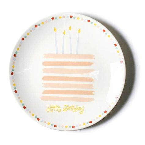 Birthday Plates Diy, Birthday Cake 8, Birthday Cake Plate, Diy Pottery Painting, Delicious Clean Eating, Appetizer Plate, Birthday Plate, Plates Diy, Keramik Design