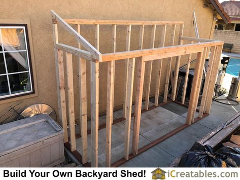 Pictures of Lean To Sheds | Photos of Lean To Shed Plans Shed Conversion Ideas, Roof Rafters, Lean To Shed Plans, Backyard Storage Sheds, Diy Storage Shed, Shed Building, Wood Shed Plans, Build Your Own Shed, Shed Construction