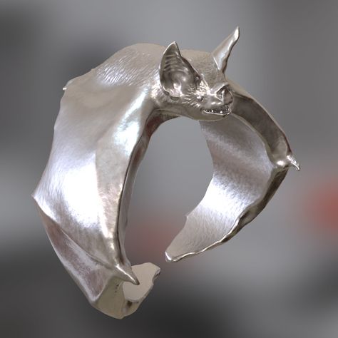 Bat ring, Yegor Smirnov on ArtStation at https://www.artstation.com/artwork/oQZdk Bat Ring, Jewelry Gothic, Funky Jewelry, Gothic Jewelry, Dream Jewelry, Animal Jewelry, Pretty Jewellery, Jewelry Inspo, Larp