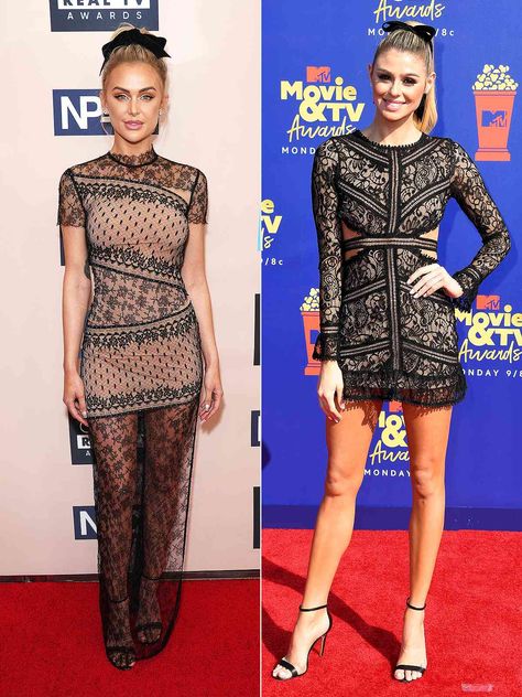 Lala Kent Accuses Raquel Leviss of Copying Her Style Amid Scandoval Lala Kent Style, Raquel Leviss, Lala Kent, Tom Sandoval, Ariana Madix, Relationship Timeline, Black Lace Mini Dress, Vanderpump Rules, Tv Awards