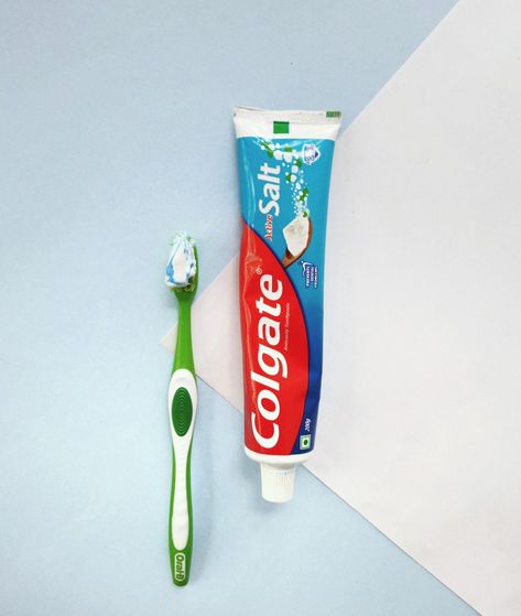 Product photography Toothpaste Product Shoot, Toothpaste Photography Ideas, Toothpaste Product Photography, Toothpaste Photography, Colgate Toothpaste, Product Shoot, Photography Product, Office Set, Advertising Photography