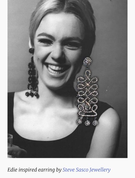 60s Earrings, Edie Sedgwick, Beauty Youtubers, Rocker Girl, Retro Beauty, Movie Poster Wall, Aspiring Artist, Amazing Images, Anglo Saxon