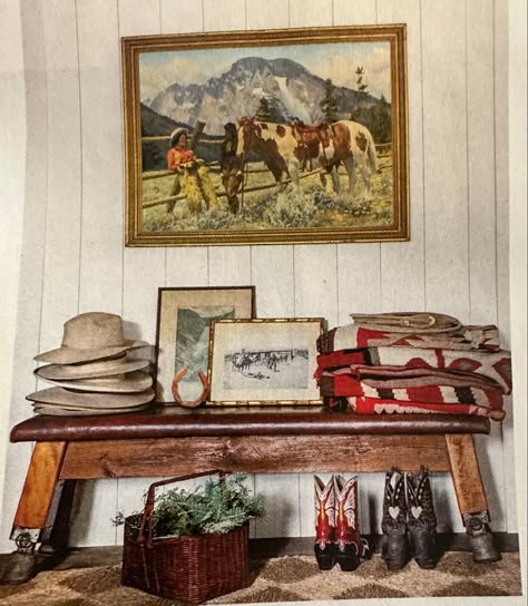 Vintage Western Decor, Cowboy Room, Western Interior, Ranch House Decor, Western Bedroom Decor, Western Rooms, Western Bedroom, Cowboy Decorations, Western Home