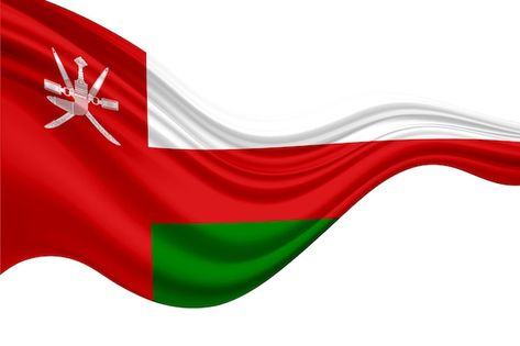 Oman Stickers, Oman National Day, Oman Flag, Green Flag, Sultanate Of Oman, Lovely Perfume, Art Drawings Sketches Creative, Oman, Premium Photo