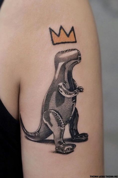 Trendy Hand Tattoos, Loon Tattoo, Tattoos Feminine, Dinosaur Tattoo, Dinosaur Tattoos, Inspiration Tattoo, Tattoos Geometric, 3d Tattoo, New School Tattoo