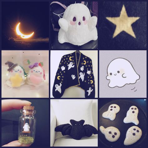 Character Color Palette Ideas, Space Moodboard Aesthetic, Mlp Moodboards, Ghost Moodboard, Halloween Moodboard, Halloween Mood Board, Halloween Character Ideas, Adopt Idea, Whimsical Halloween