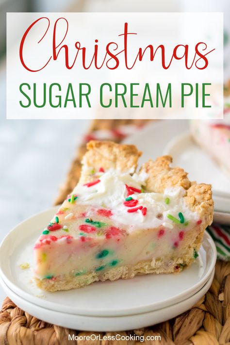 Best Christmas Pies, Pie Ideas For Thanksgiving, Cream Pies Recipes Holiday, White Christmas Pie, Easy Christmas Pie Recipes, Holiday Pies Christmas, Winter Pie Recipes, Christmas Pies Recipes, Christmas Pie Ideas