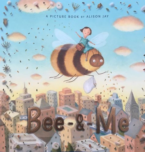 We’re in love with this inspiring, wordless, picture book Bee and Me by Alison Jay (Old Barn Books).  ﻿ Not only is it absolutely adorable (it has very cute illustrations) but it se… Wordless Picture Books, Naive Illustration, Fear Of Flying, Books Illustration, Books For Baby, Books For Children, Honey Bees, Chapter Books, Book Illustrations