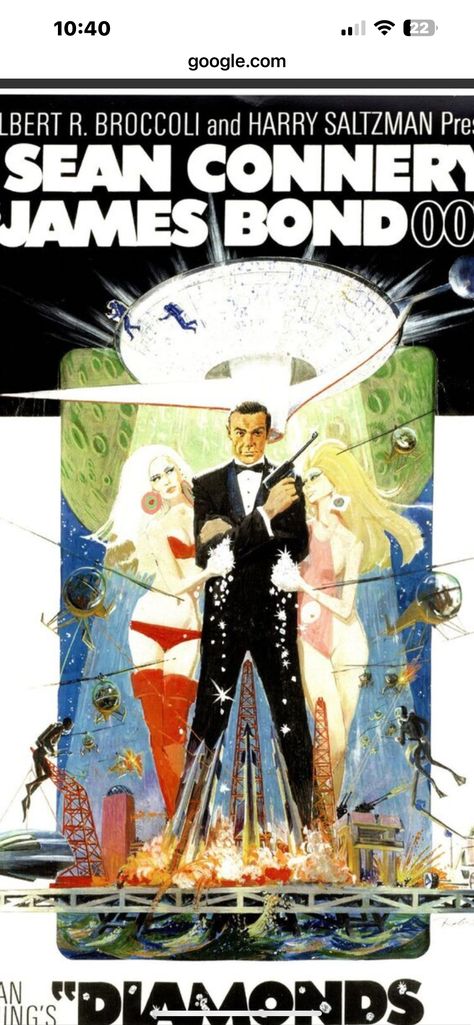 James Bond Thunderball, Sean Connery James Bond, James Bond Movie Posters, John Barry, Robert Mcginnis, Diamonds Are Forever, Old Movie Posters, Iconic Poster, 007 James Bond