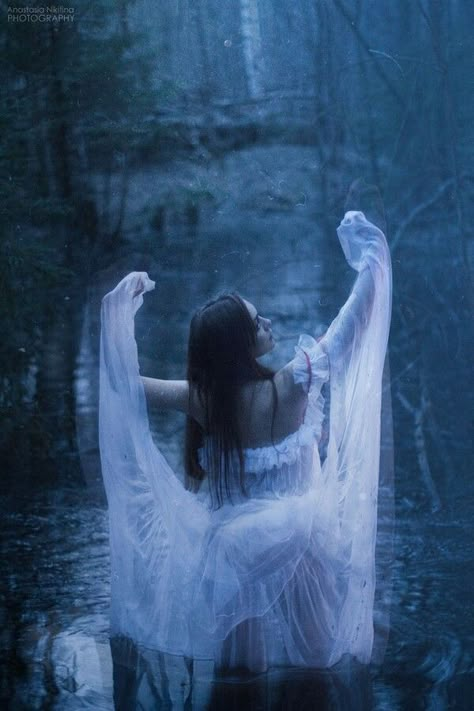 Water witch Water Witch, Water Shoot, Rhapsody In Blue, Elemental Magic, Water Nymphs, Sea Witch, Water Element, Witch Aesthetic, Book Of Shadows