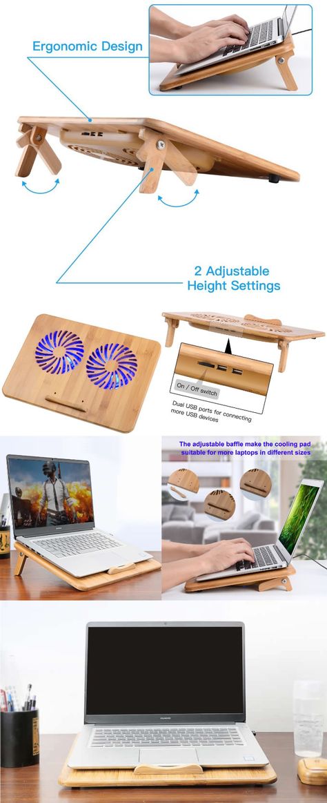 Bamboo Wooden Laptop Apple  MacBook Air Pro Desk Dock Dockting Station Cooling Pad Stand Cooling Stand Holder  Reading Rest   Document Holder Diy Laptop Stand, Laptop Drawing, Pc Stand, Wooden Laptop Stand, Diy Laptop, Cooling Pad, Laptop Cooling Pad, Laptops For Sale, Problem Solver