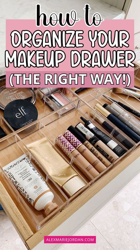 Say goodbye to makeup messes and hello to streamlined beauty with our expert tips on makeup storage and organization. Find out how to utilize drawer organizers effectively, and explore unique ideas that blend functionality with home decor aesthetics. Perfect for anyone looking to beautify their space while keeping their cosmetics in order. Makeup Drawer Organization Diy, Make Up Organization Ideas Drawers, Storage And Organization Ideas, Cleaning Challenge, Makeup Area, Drawer Organization, Create Labels, Makeup Drawer Organization, Makeup Storage Organization