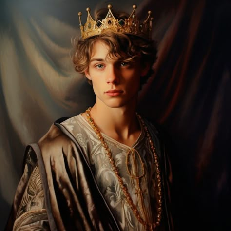 Prince Pose Reference, Royal Aesthetic Male, Prince Photoshoot, The White Princess Starz, Royal Portraits Painting, Medieval Prince, French Prince, Cloud Castle, Prince Of Thieves