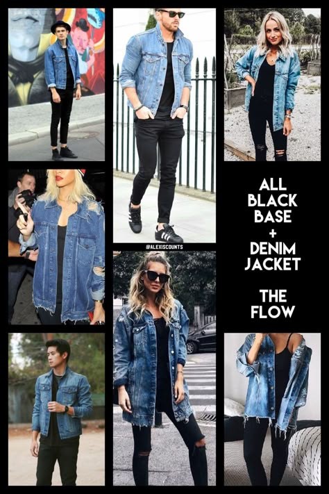 All black with denim jacket group outfit color scheme Group Outfit Ideas Color Schemes, Outfits For Worship Leaders, Worship Band Outfit, Worship Leading Outfits, Praise And Worship Team Outfits, Worship Outfit Leading, Praise Team Outfits, Choir Outfits Ideas, Elevation Worship Outfits