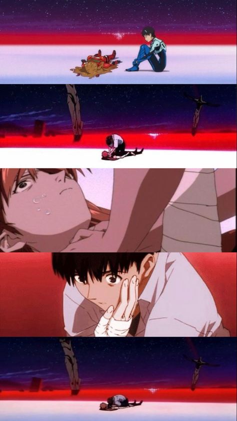 Evangelion Final, End Of Evangelion, The End Of Evangelion, 90 Anime, Evangelion Art, Movie Shots, Human Connection, Neon Genesis Evangelion, Pretty People