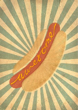 retro hot dog sign 70’s Disco, Ice Cream Illustration, Hot Dog Cart, Hot Dog Stand, Dog Heaven, Retro Sign, Vintage Tin Signs, Dog Party, Dog Illustration