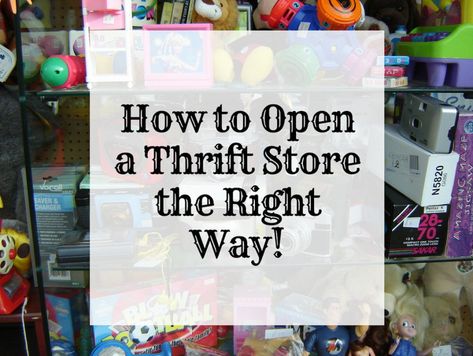 Everyone, whether they admit it or not, shops at thrift stores. Why not open your own? Learn how to to open a thrift store the right way! Thrift Store Storage Ideas, 2nd Hand Store Ideas, Thrift Store Layout Display Ideas, Consignment Shop Ideas, Consignment Tips, Garage Boutique, Thift Store, Thrift Store Crafts Upcycling, Thrift Store Diy Projects