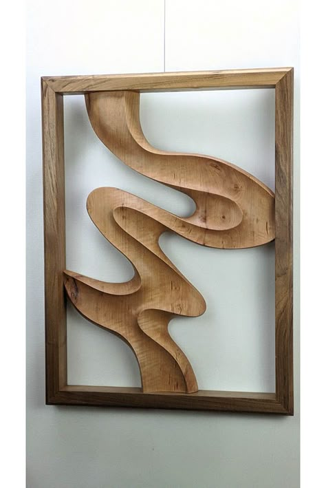 Abstract Wood Carving, Plywood Art, Scrap Wood Art, Wood Sculpture Art, Wood Art Diy, Carved Wood Sculpture, Wood Wall Art Diy, Wood Wall Sculpture, Wood Art Projects