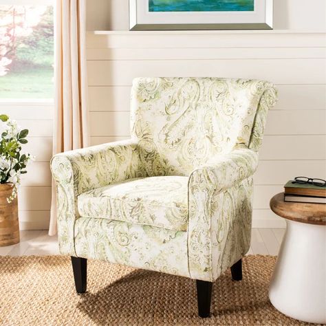 Montgomery 29.8'' Wide Armchair Roll Arm Chair, Rolled Arm Chair, Living Room Family, Cozy Chair, French Chairs, Green Chair, Club Chair, Grey Chair, Accent Chairs For Living Room