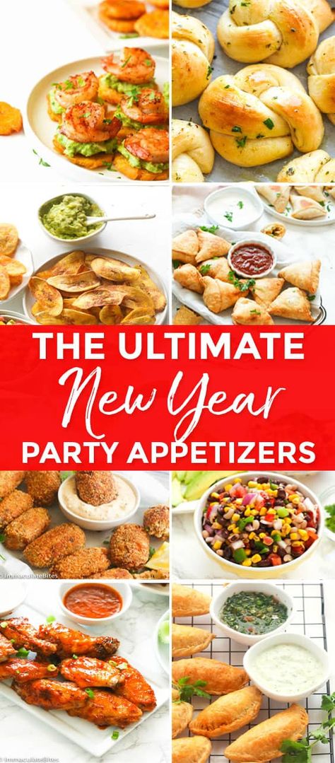 New Year's Eve Party Appetizers - Immaculate Bites New Years Hors Doeuvres Easy, Hors Doeuvres Easy Make Ahead, Hors Doeuvres Easy, Africa Dishes, Tasting Party Food, Easy Party Appetizers, Hors Doeuvres, New Years Appetizers, New Year's Eve Appetizers