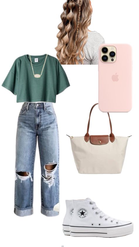 Cute Outfits To Wear With White Converse, Outfit Ideas With Straight Jeans, Outfit Ideas Where To Buy, Cute California Outfits, Summer Causal Outfits 2024, Outfit Ideas For Going Out With Friends, Cute Outfits For Petite Women, Summer Outfits Teen Girl, Cute Summer Fits For School