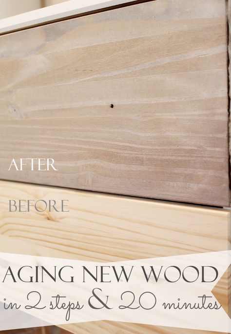 Make New Wood Look Old, Learn Woodworking, Aging Wood, Diy Vintage, Weathered Wood, Flipping Furniture, Redo Furniture, Decorating On A Budget, Refinishing Furniture