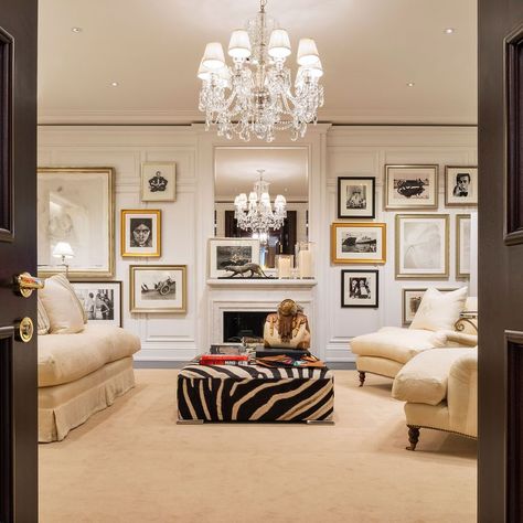 Ralph Lauren Interiors, Ralph Lauren Store, Terrasse Design, Black Rooms, Private Club, Living Room White, Ralph Lauren Home, American Design, Home Collections