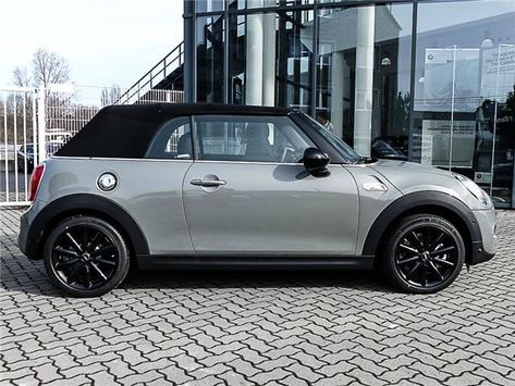 mini cooper-s-cabrio navi-prof-sport-aut-klimaaut-komfortzugang grau - 3 Mini Cabrio Cooper, Mini Cabrio, Cooper S, Mini Cooper S, Mini Cooper, Body Goals, Cars, Grey, Quick Saves