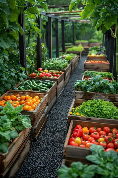 Dream Backyard Garden, Small Vegetable Gardens, Backyard Vegetable Gardens, Farm Lifestyle, Home Vegetable Garden, Vegetable Gardens, Vegetable Garden Design, Food Garden, Garden Layout