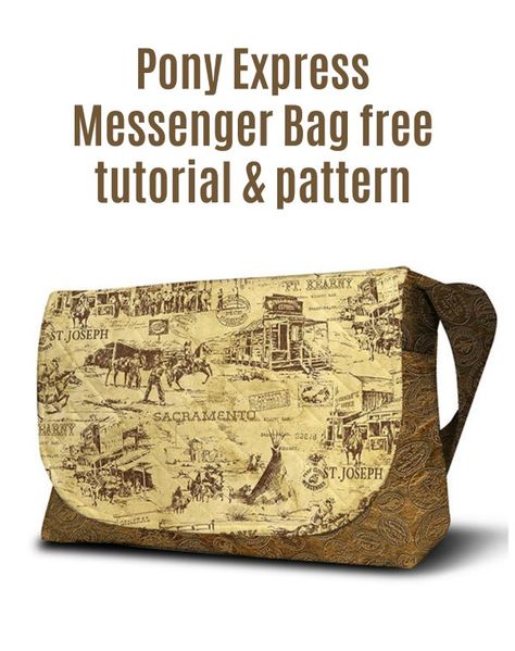 FREE sewing pattern for a simple messenger bag. This classic and easy to sew messenger bag comes with a free sewing pattern. It's ideal for beginner sewers and doesn't need a lot of hardware. This messenger bag to sew works well for school or work, and its unisex design means you can sew this for men as well as women. #SewModernBags #SewABag #BagSewingPattern #SewAMessengerBag #MessengerBagSewingPattern #SewingForFree #FreeSewingPattern #FreeSewingTutorial Sew Messenger Bag, Bag Free Pattern, Messenger Bag Patterns, Hobo Bag Patterns, Diy Messenger Bag, Messanger Bag, Pony Express, Girls Dress Sewing Patterns, Bag Pattern Free