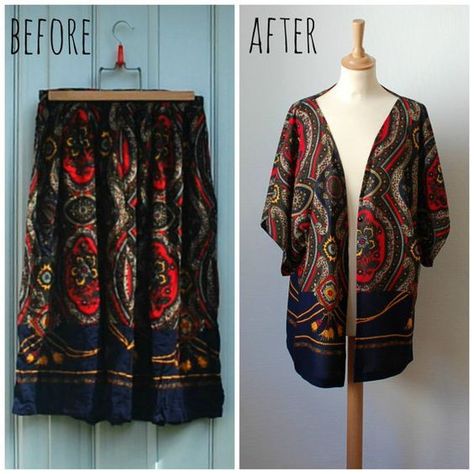 Thrift Store Diy Clothes, Redo Clothes, Clothing Upcycle, Diy Clothes Refashion, Thrift Store Refashion, Upcycle Clothes Diy, Upcycle Sewing, Etsy Diy, Repurposed Clothing