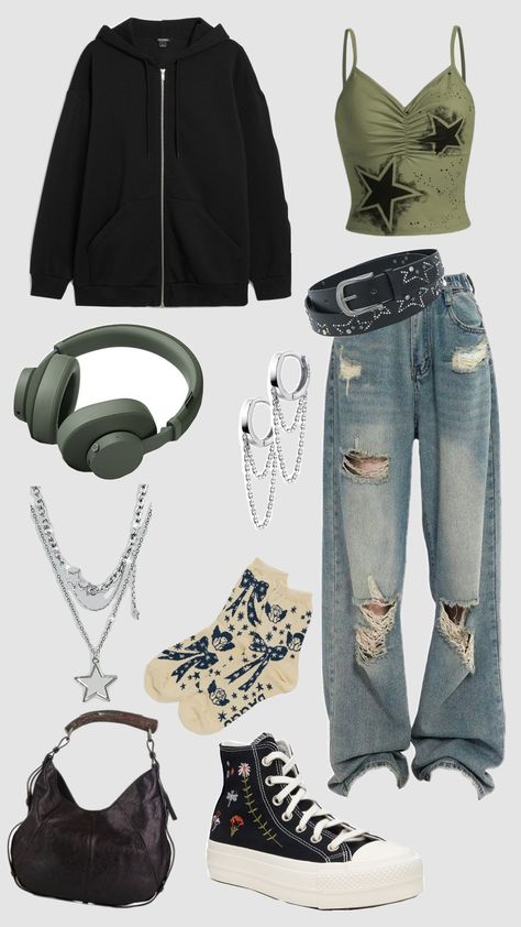 #inspo #moodboards #grunge #aesthetic #ootd #grungecore #grungeaesthetic #outfitinspo #school #vintage Aesthetic Outfits Soft Grunge, Y2k Fairycore Grunge, Grunge Winter Outfits Aesthetic, Grunge School Dance Outfits, Fall Outfit Ideas Grunge, Grunge Clothes Girl, Grunge Ish Outfits, Subtle Grunge Outfit, Teenage Grunge Outfits