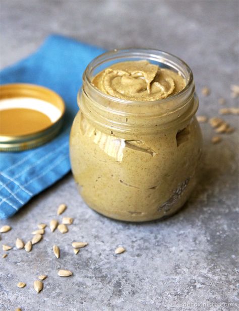 Sunflower Butter Recipes, Homemade Nut Butter Recipes, Sun Butter, How To Make Sunflower, Nut Butter Recipes, Sunflower Seed Butter, Homemade Nut Butter, Sunflower Butter, Butter Recipes