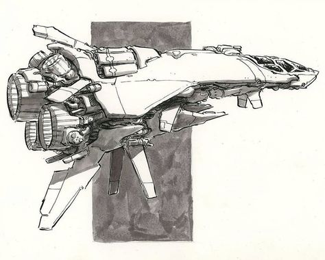 Spaceship Drawing Sketches, Star Fighter Concept Art, Spaceships Drawing, Space Ships Drawing, Sci Fi Sketch, Space Station Concept Art, Spaceship Concept Art, Spaceship Drawing, Scifi Design