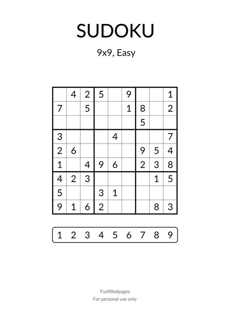 Sudoku is a great way to relax and train your brain at the same time. Don't hesitate and try to solve this one! 🌻 #sudoku #easy_sudoku Sudoku Easy, Budget Worksheets Excel, Printable Sudoku, Sudoku Printable, Thai Alphabet, Shapes Worksheet Kindergarten, Free Printable Letters, Shapes Worksheets, Alphabet Charts