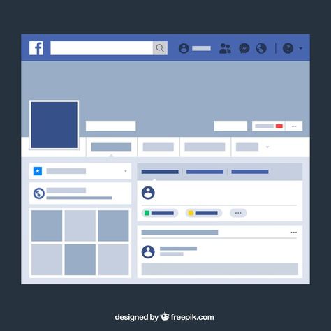 Facebook Template Design Layout, Iphone Texts, Facebook Templates, Facebook Layout, About Facebook, Wireframe, Powerpoint Design, Interface Design, Inspirational Books