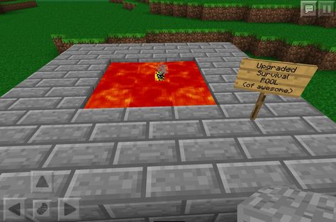 My lava pool in minecraft pe Lava Pit Minecraft, Minecraft Lava Farm, Minecraft Infinite Lava, Pool In Minecraft, Ender Dragon Carpet Minecraft, Minecraft Soundtrack, Minecraft Pe, Pocket Edition, Minecraft