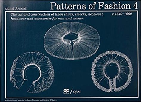 Patterns Of Fashion 4: The Cut and Construction of Linen Shirts, Smocks, Neckwear, Headwear and Accessories for Men and Women C. 1540-1660: Arnold, Janet: 9780896762626: Books - Amazon.ca Janet Arnold, Patterns Of Fashion, Diy Air Dry Clay, Air Dry Clay Projects, Dress History, Linen Shirts, Book Community, Wishes For Baby, Historical Costume