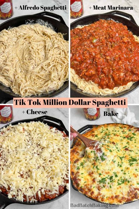 Restaurant Copycat Recipes, Make Alfredo Sauce, Batch Baking, Tik Tok Famous, Caribbean Life, Million Dollar Spaghetti, Restaurant Copycat, Sausage Spaghetti, Hair Projects