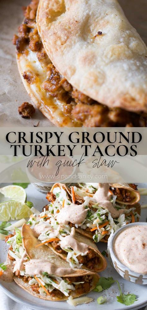 Ground Turkey Street Tacos, Ground Turkey Recipes Taco, Ground Turkey Baked Tacos, Ground Turkey Soft Tacos, Healthy Turkey Tacos, Turkey Meat Tacos, Baked Turkey Tacos, Ground Turkey Tacos Healthy, Delicious Ground Turkey Recipes