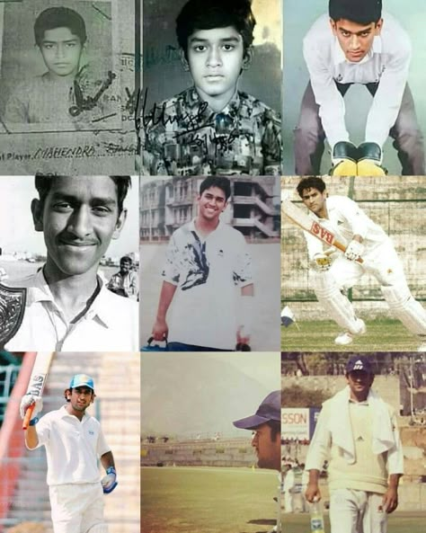 Dhoni Childhood Photos, Ms Dhoni Childhood Pics, Snap Wallpaper, Dhoni Pic, Cricket Aesthetic, Ms Doni, Dhoni 7, Cricket Video, Vintage Hairstyles For Long Hair