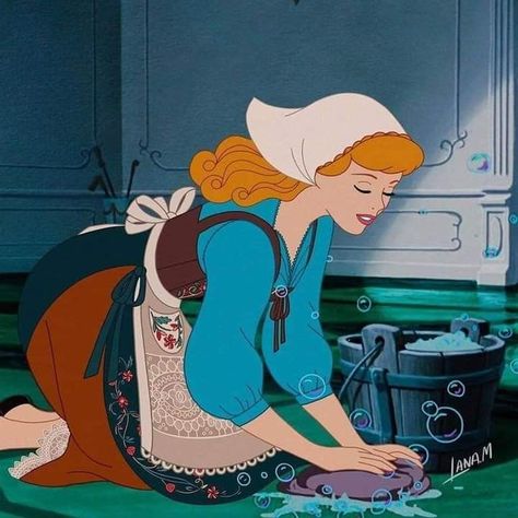 Cinderella Cleaning, Sailor Moon Funny, Cinderella 2, Cinderella 3, Illustrated Ladies, Cinderella 1950, Cinderella Movie, Cinderella 2015, Disney Doll